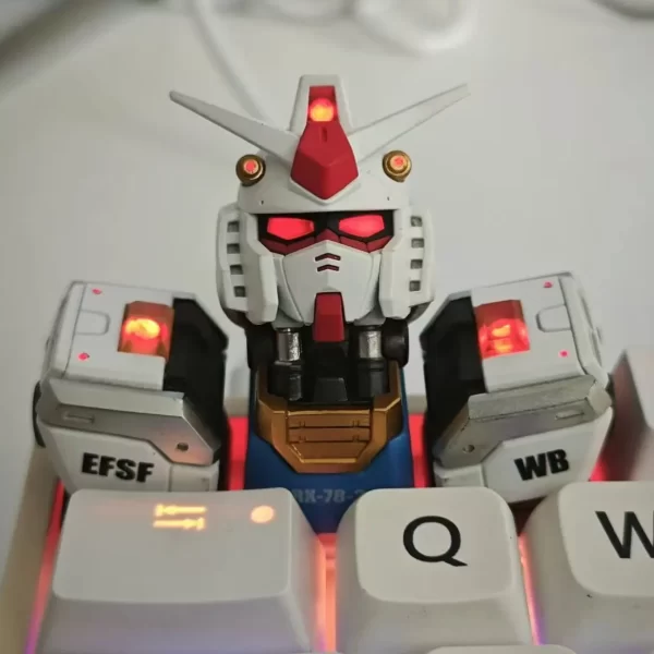 Gundam Stereo Keycaps Translucent Personalized Keycaps - Image 3