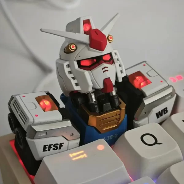 Gundam Stereo Keycaps Translucent Personalized Keycaps - Image 2